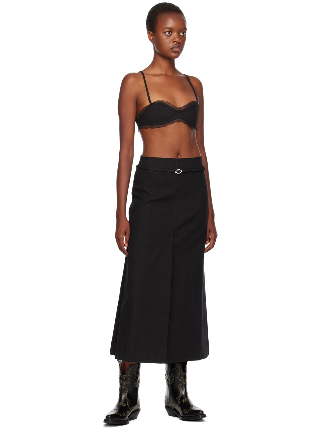 Black Strap Camisole - 4