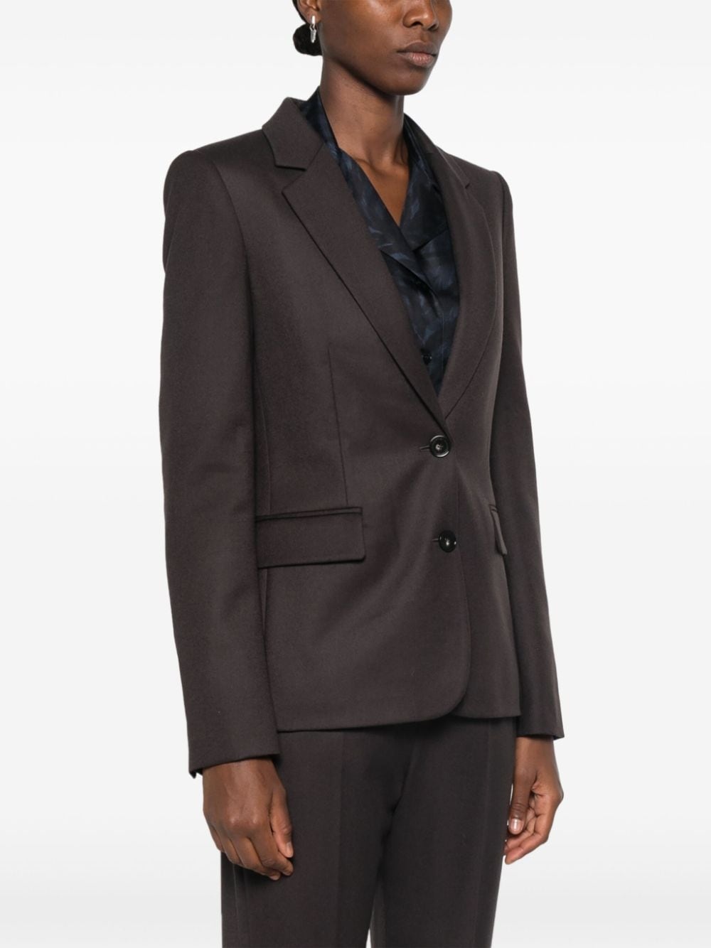 ジャケット Stella McCartney Single-breasted wool blazer Stella McCartney Single-Breasted Fitted Wool-Blend Blazer