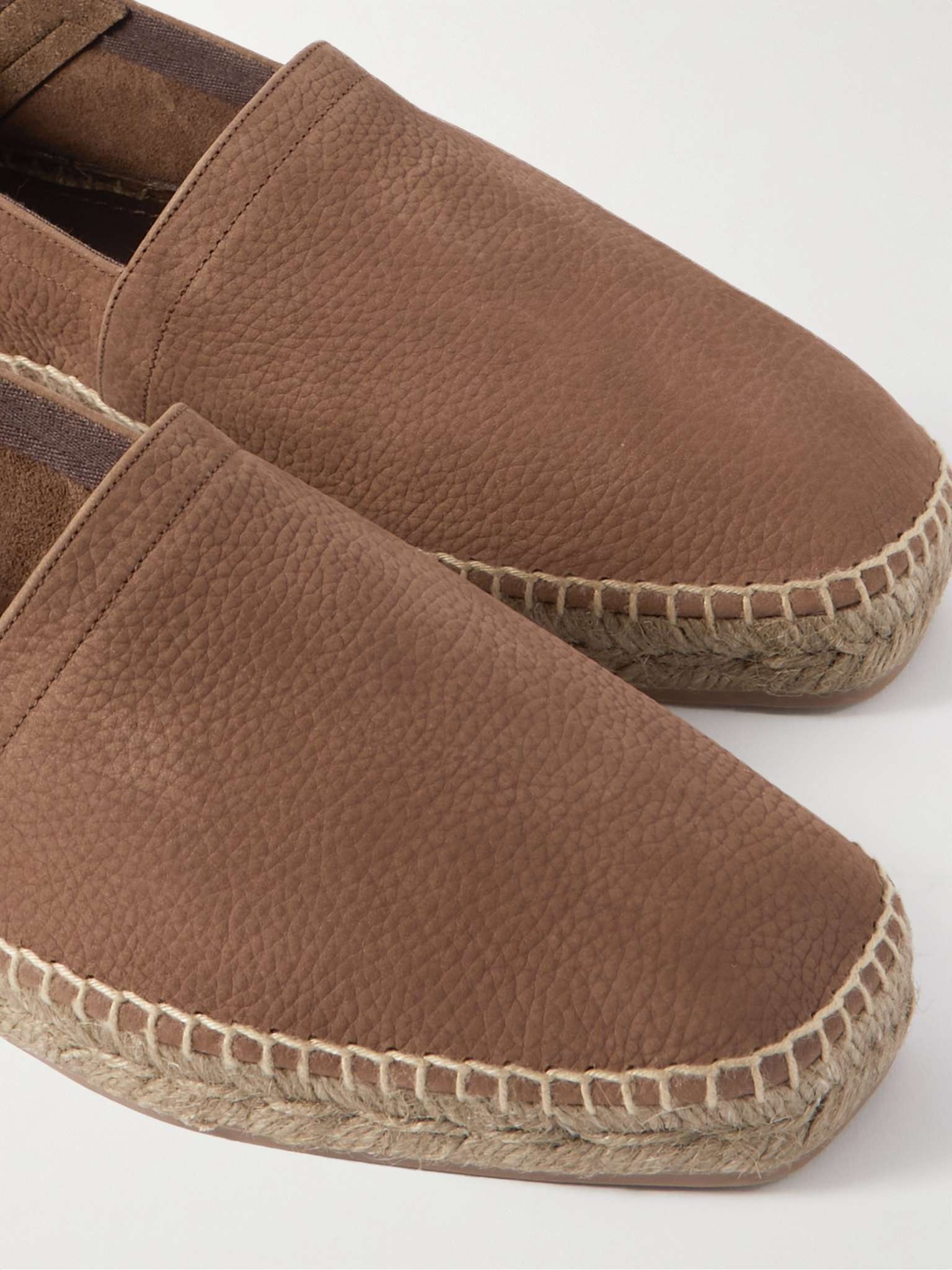 Barnes Textured-Leather Espadrilles - 6