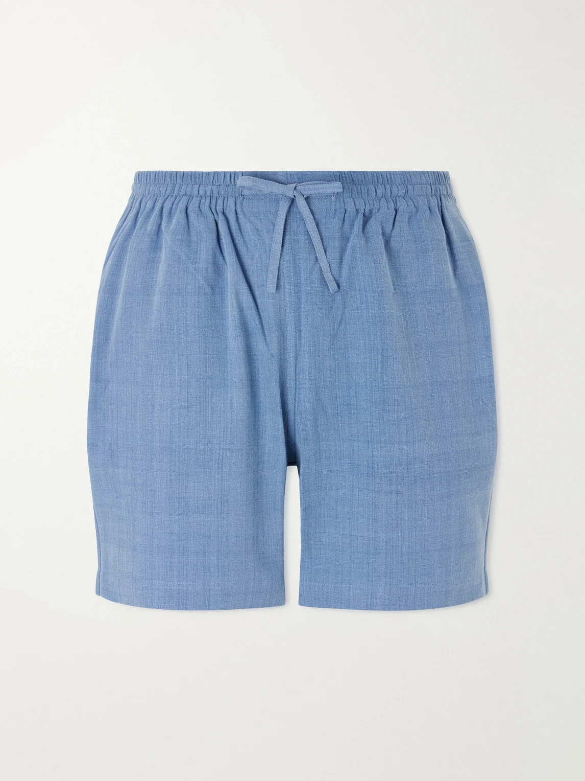 Olbia Straight-Leg Cotton Drawstring Shorts - 1