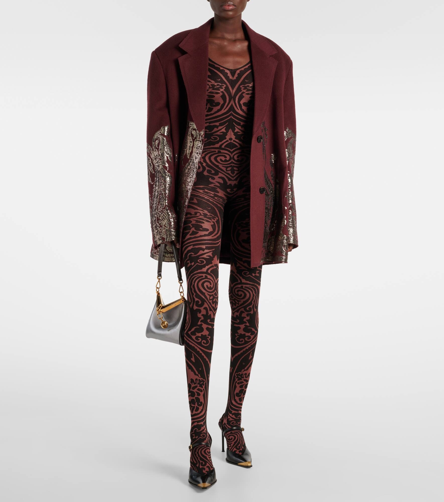 x Etro Tattoo paisley catsuit - 2