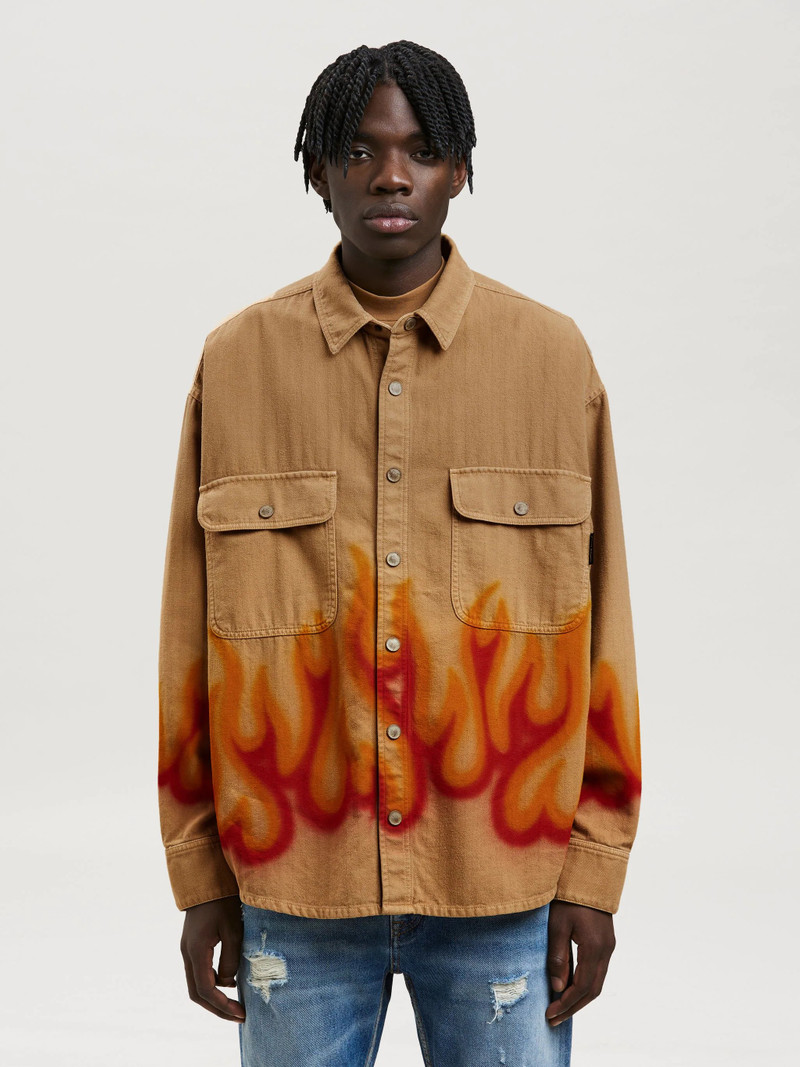 BURNING HERRINGBONE SHIRT 3