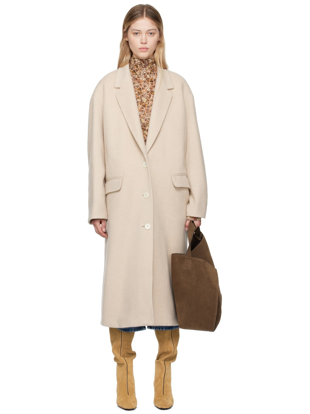 Beige Ezefia Coat - 1