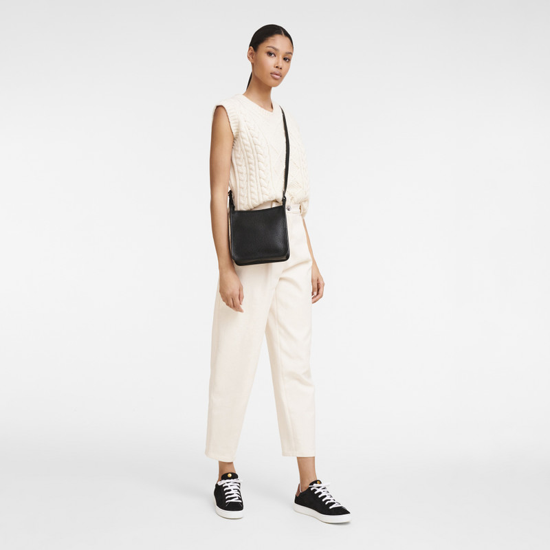 Longchamp Le Foulonné S Crossbody bag Black - Leather outlook