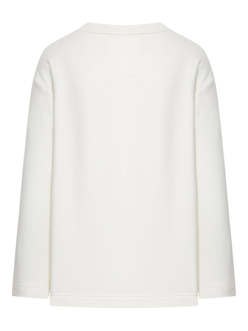 Max Mara embossed-logo sweatshirt outlook