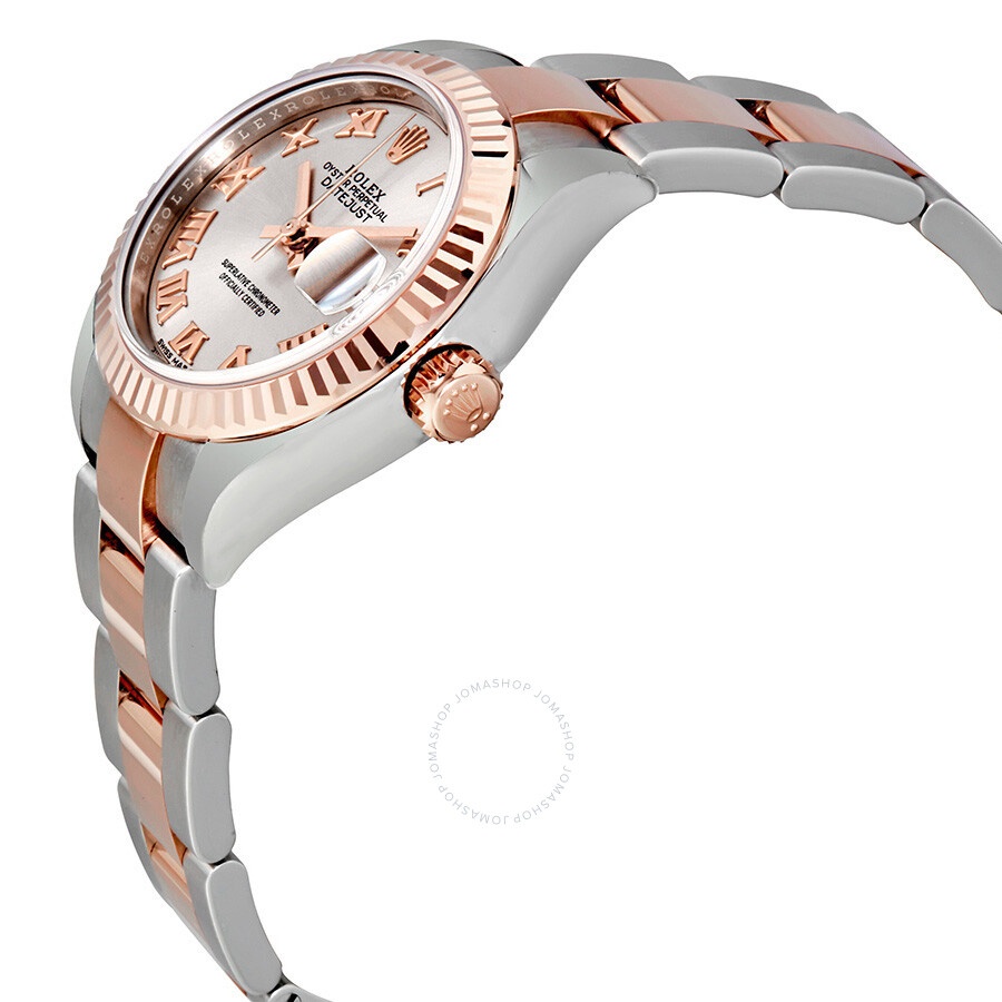 Rolex Lady Datejust Sundust Dial Steel and 18K Everose Gold Oyster Watch 279171SNRO - 2