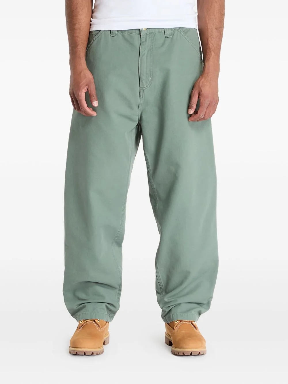 logo-patch trousers - 1