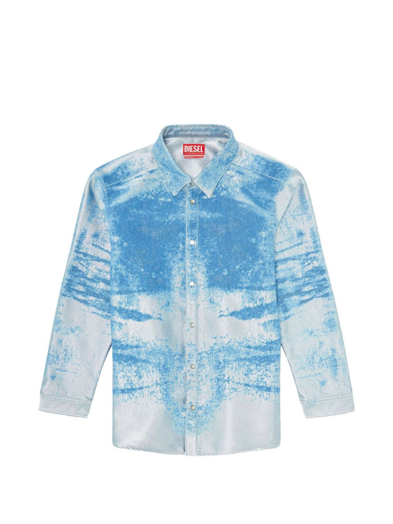 D-Kelmar denim-effect shirt 1