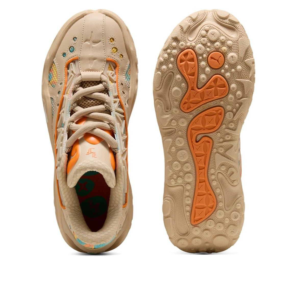 PUMA x LaMelo Ball LaFrance RNR 'Light Sand Orange Glo' 312165-01 - 4