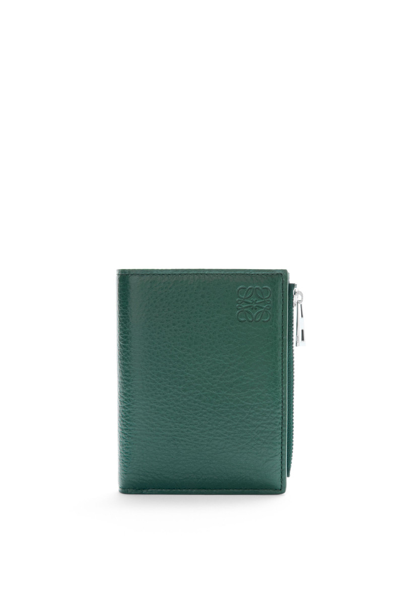 Slim compact wallet in deerskin 1