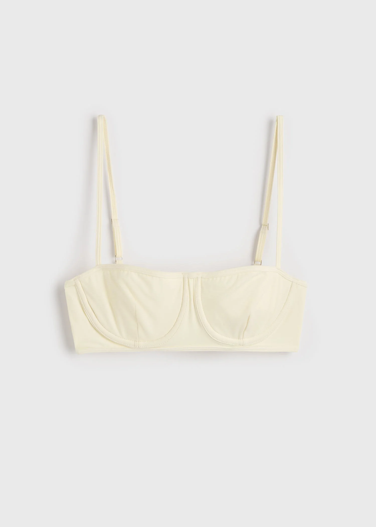 Balconette bikini top ecru - 1