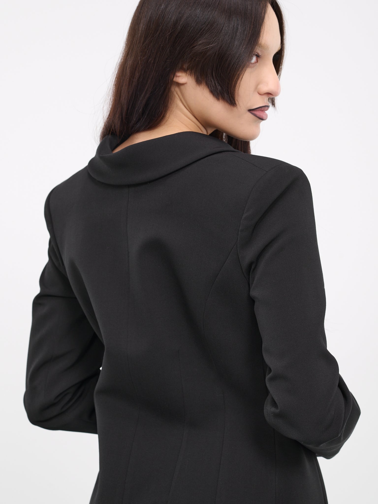 Double-Breasted Blazer Dress - 5