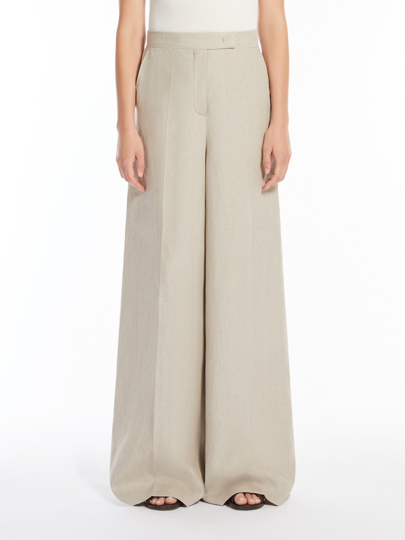 SEQUOIA Linen canvas trousers 3