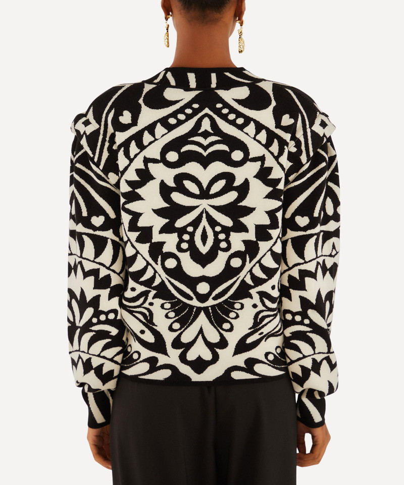 FARM RIO Black Pineapple Love Jumper outlook