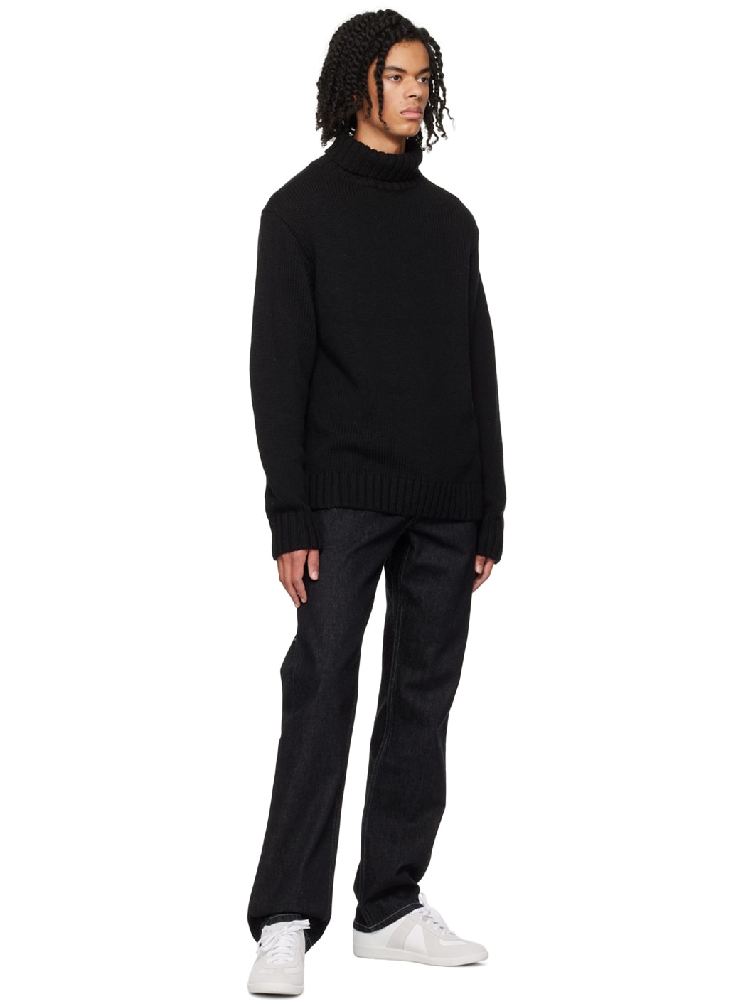 Black Archival Turtleneck - 4