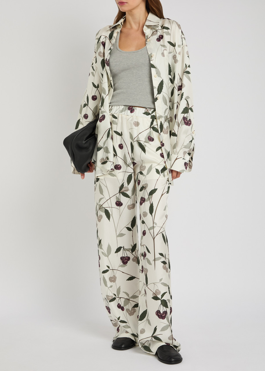 Stella Mccartney Cherry-print Silk Shirt - 4