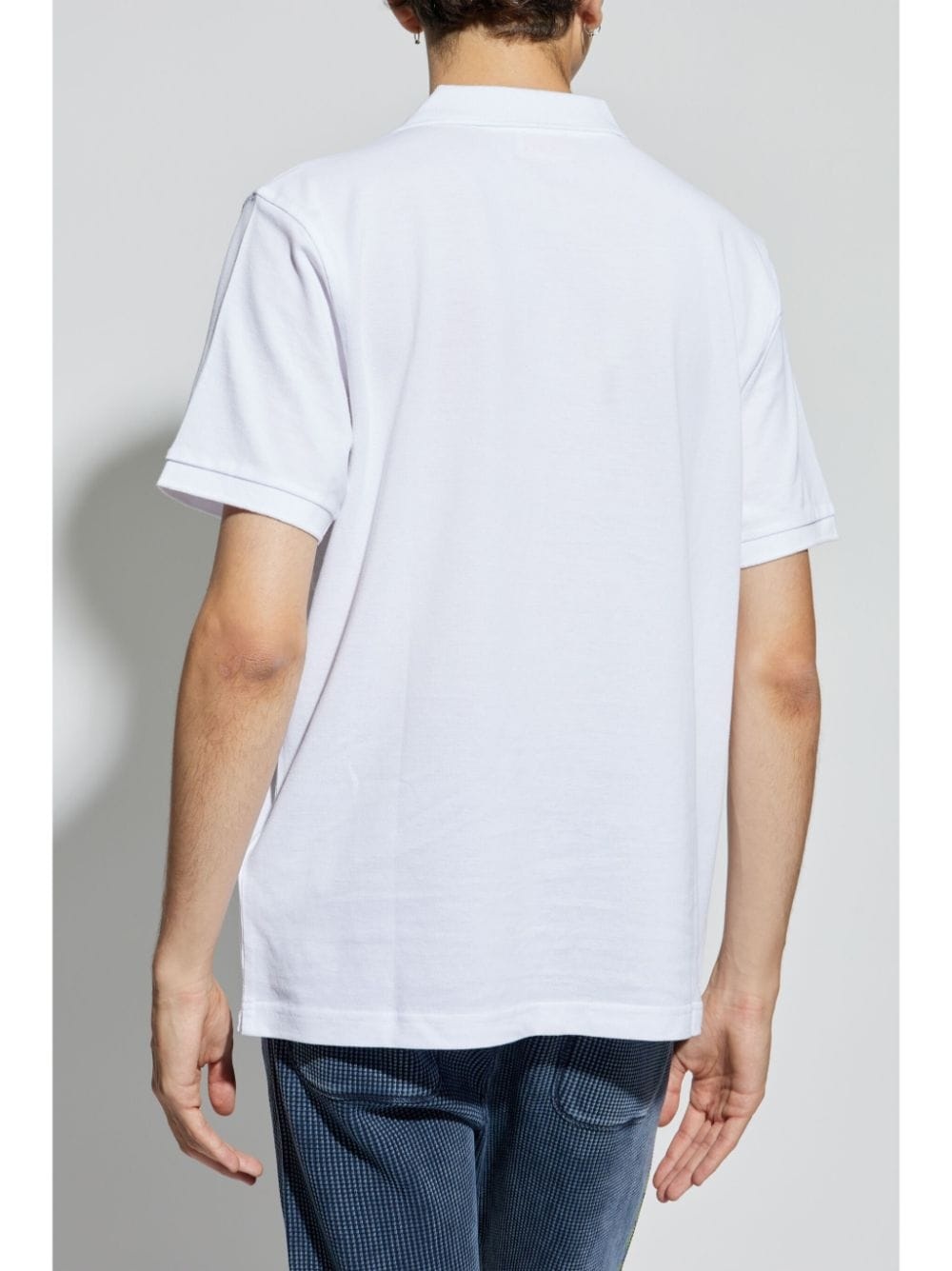 logo-appliquÃ© cotton polo t-shirt - 4