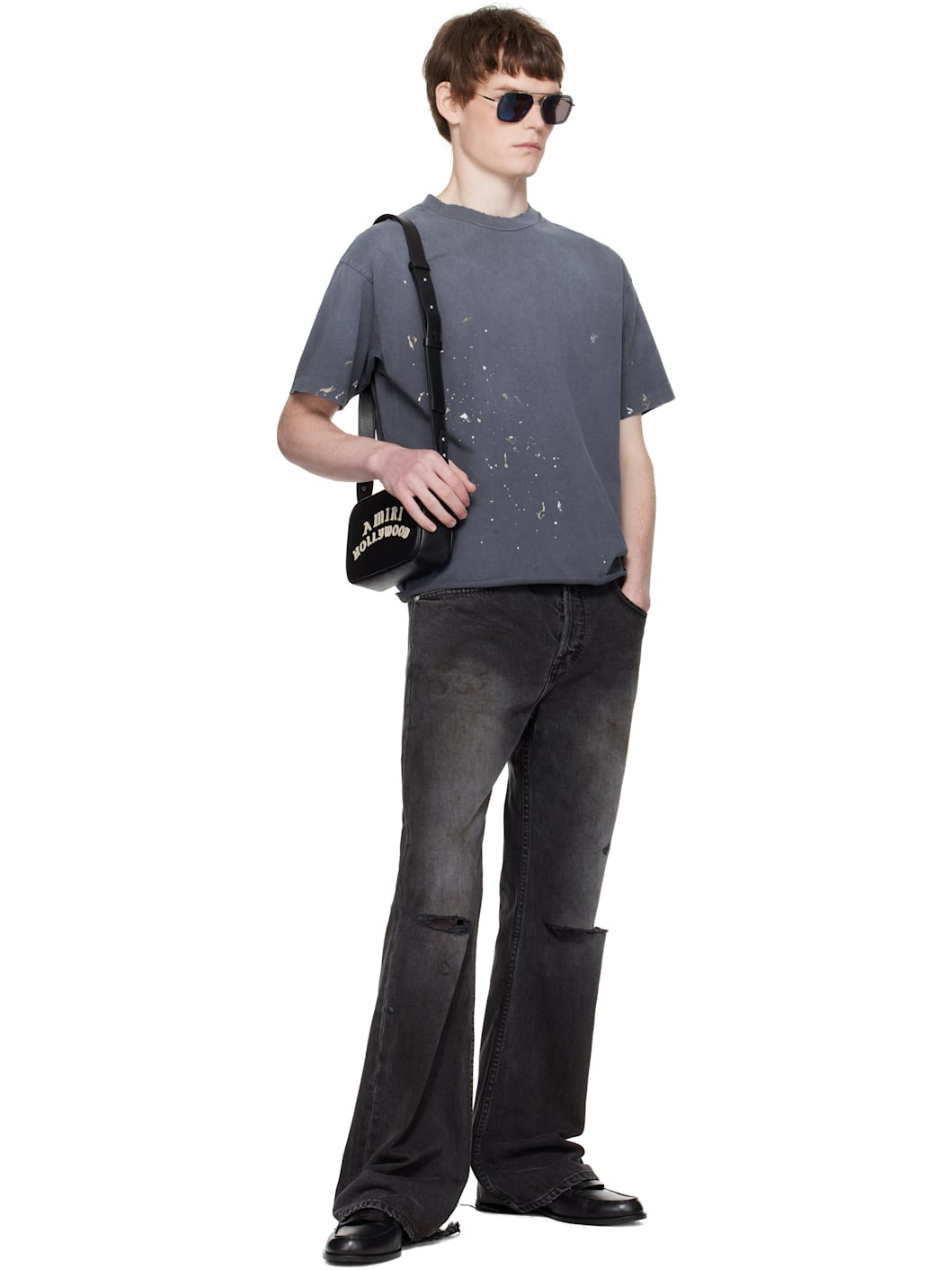 Black 'AMIRI Hollywood' Camera Bag - 4