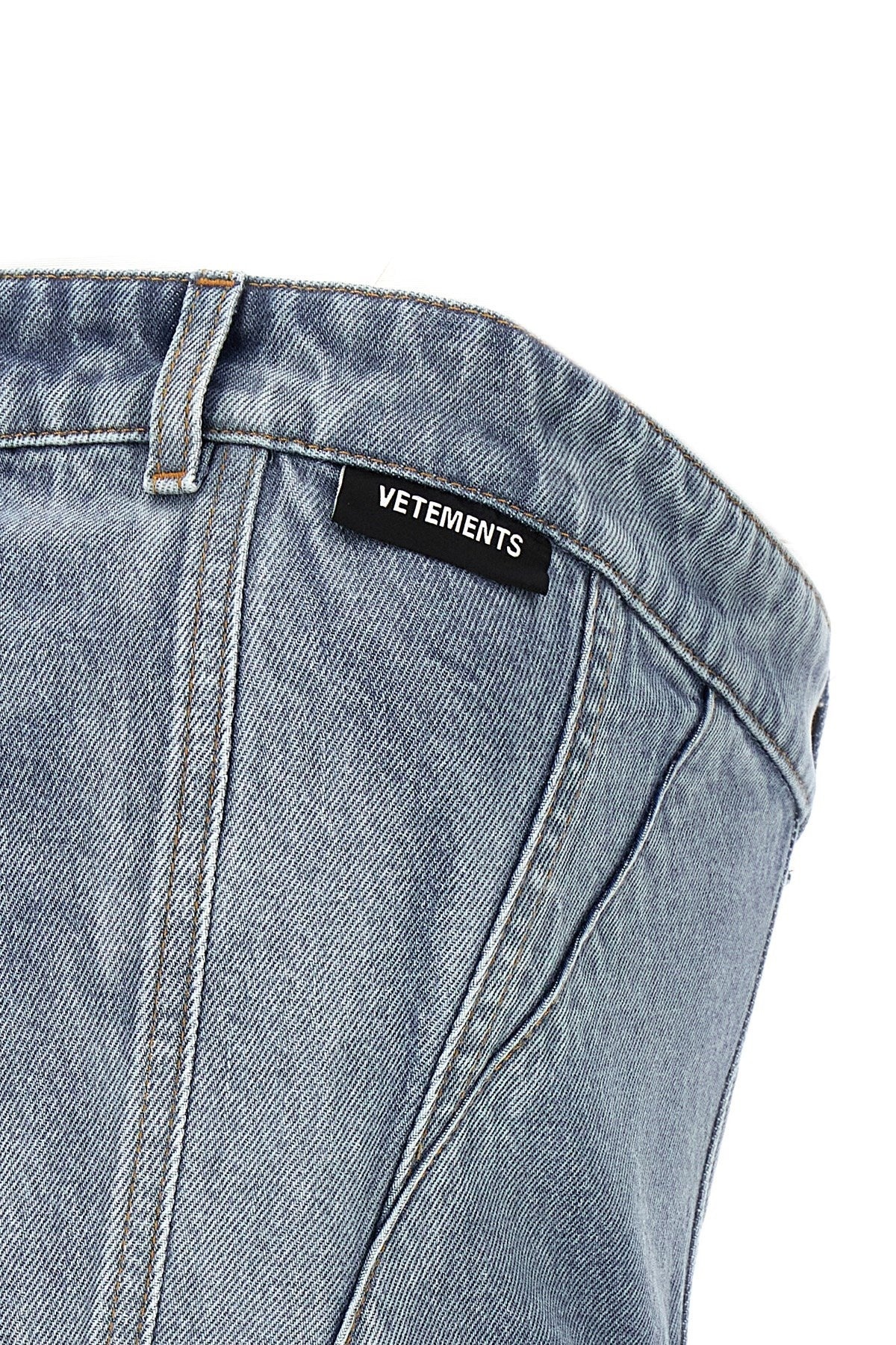 Vetements Women 'Denim Corsette' Top - 4