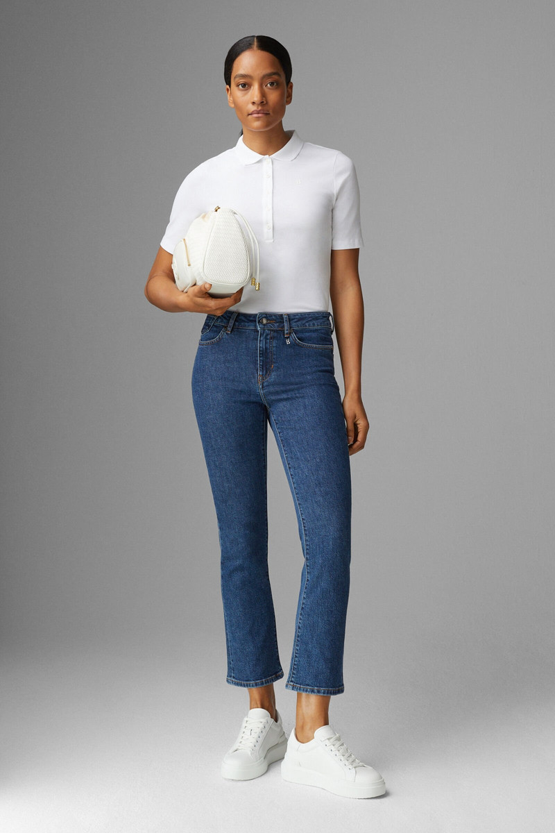 BOGNER Julie 7/8 flared fit jeans in Denim blue outlook