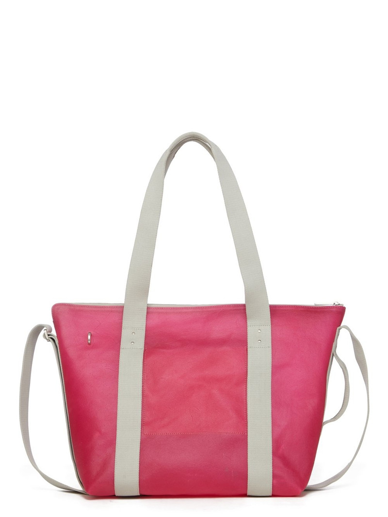 contrasting-panel tote bag 1