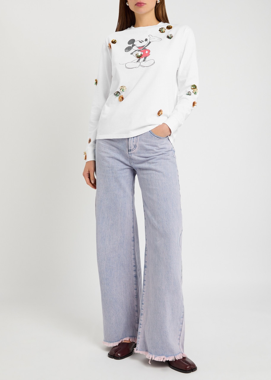 Coperni Sequin-embellished Cotton top - 4