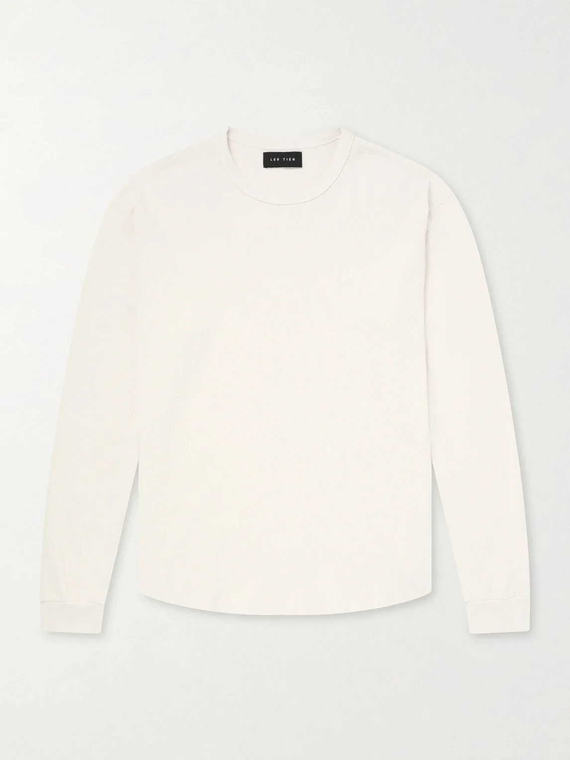 Thermal Baseball Cotton-Jersey Hem Tee - 1