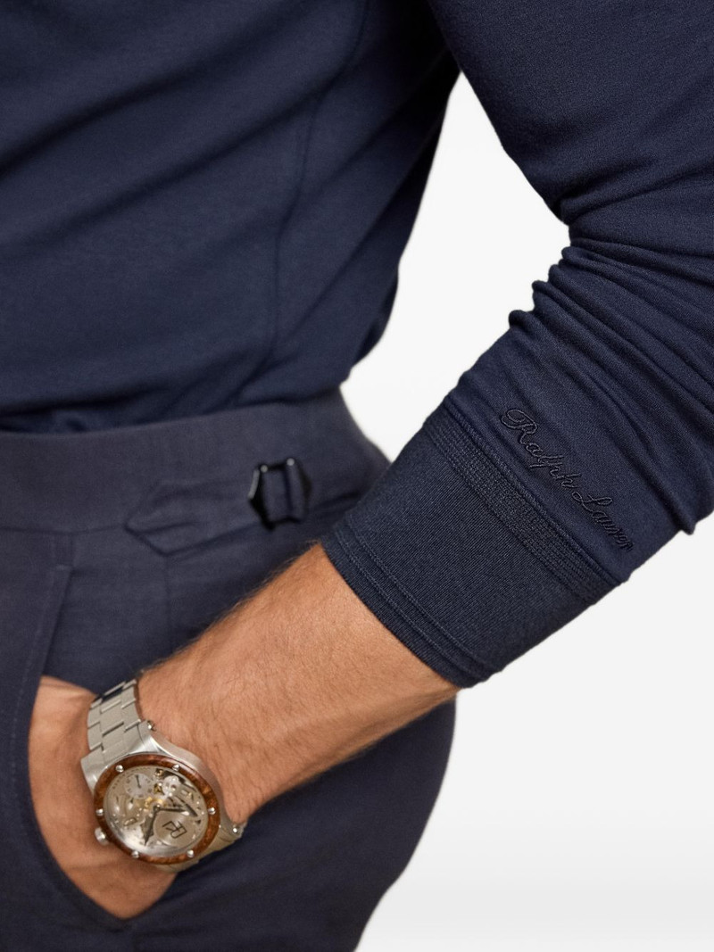 Henley long-sleeve T-shirt 5