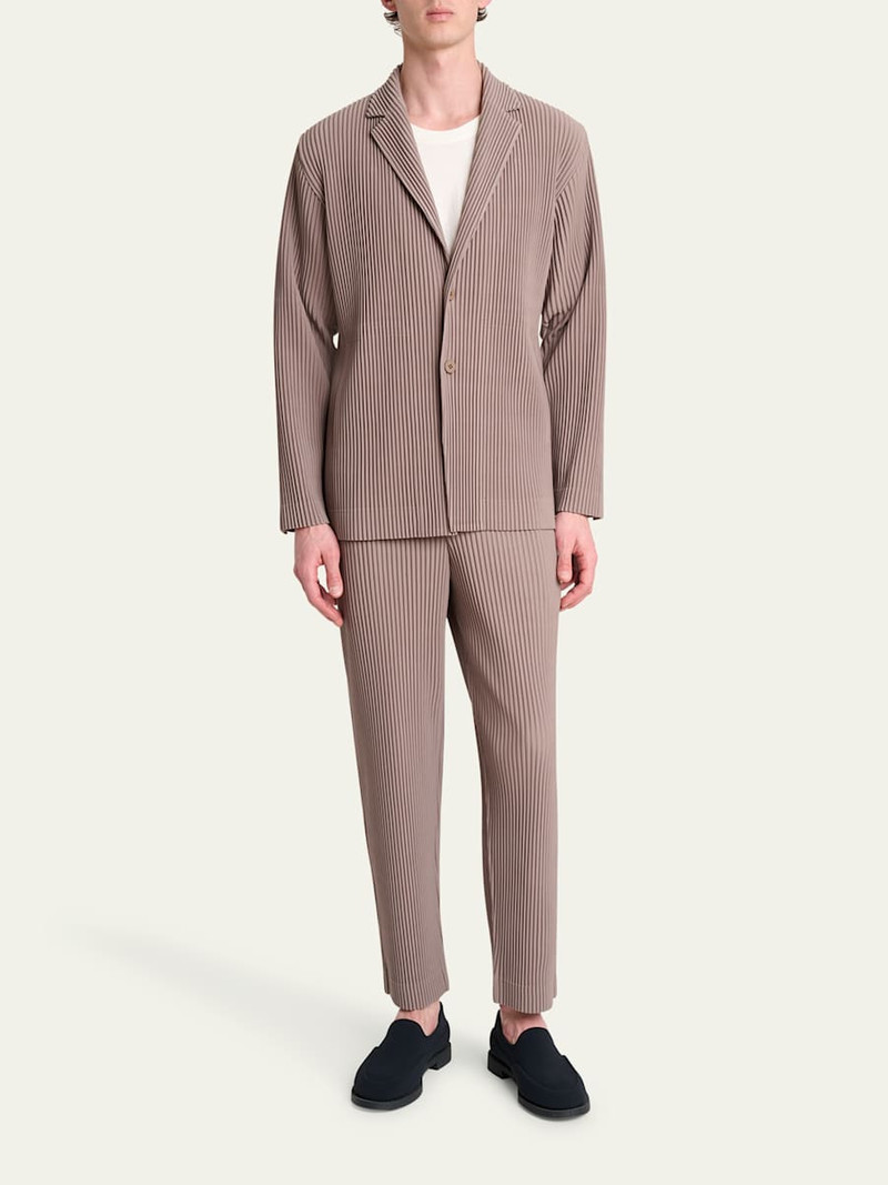 ISSEY MIYAKE Men's Pleated Single-Breasted Sport Coat outlook