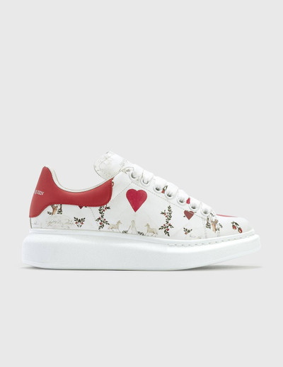 Alexander McQueen Oversized Sneakers With Heart Print outlook