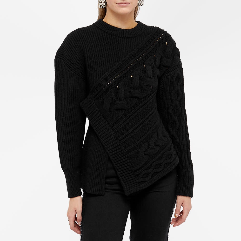 Alexander McQueen Asymetric Cable Knit - 2