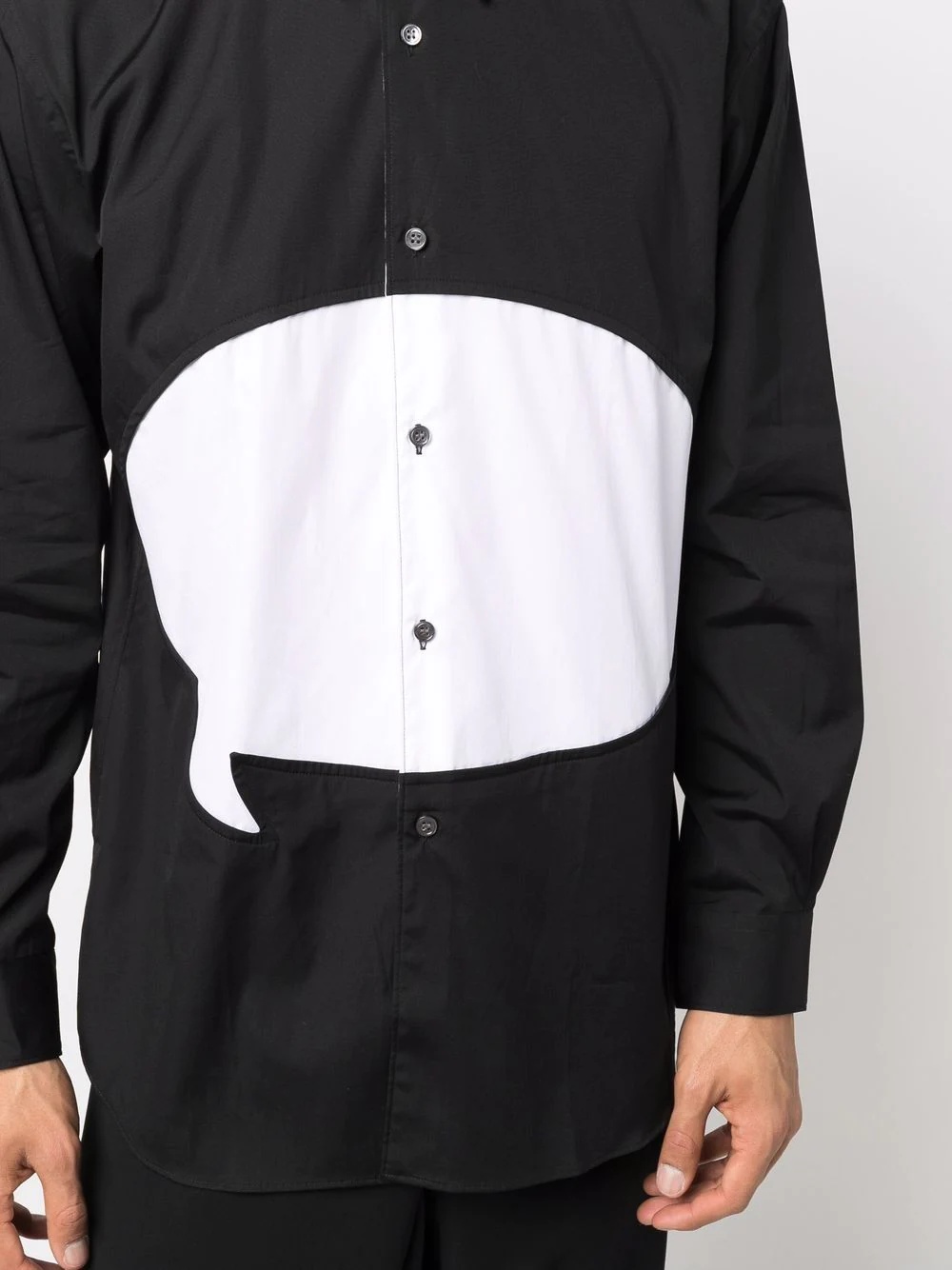 speech-bubble cotton shirt - 5