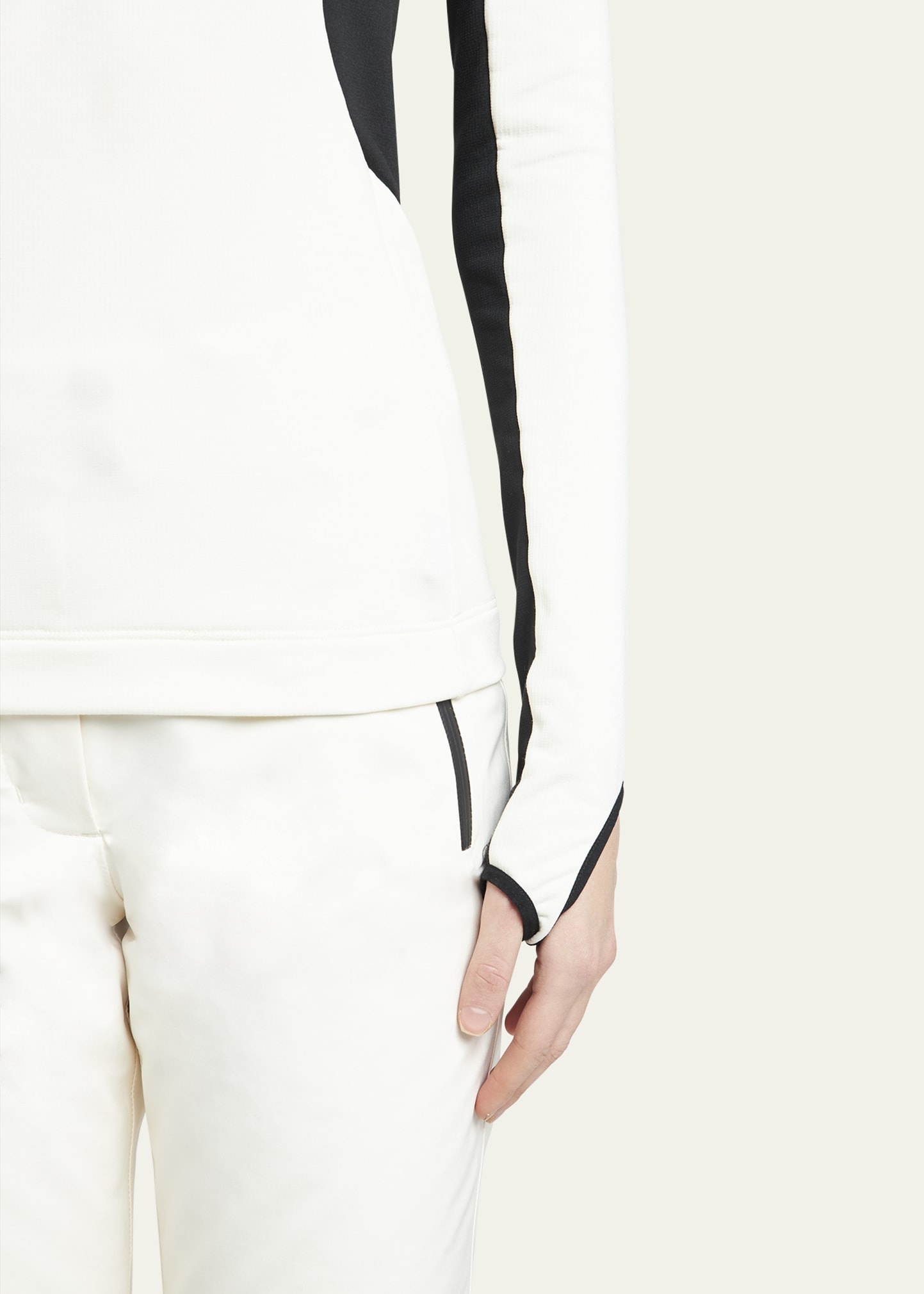 Colorblock Quarter-Zip Sweatshirt - 5