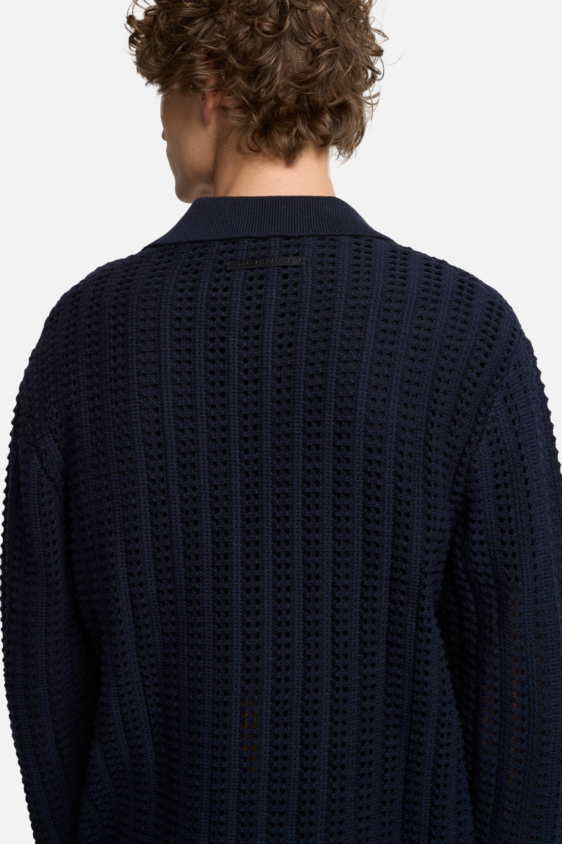 CROCHET KNIT POLO 4