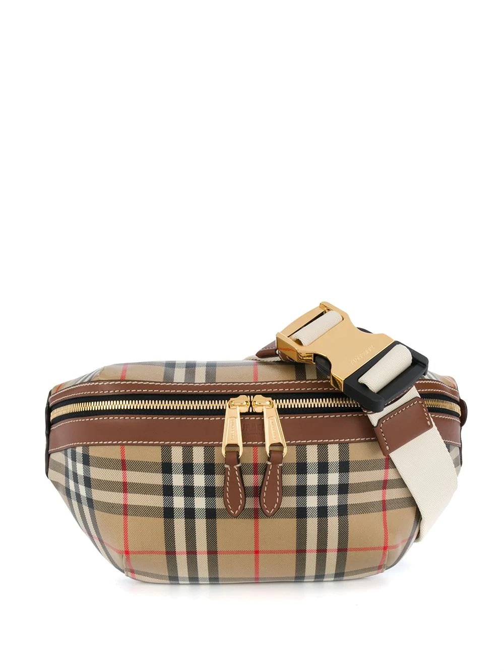 Vintage Check belt bag - 1