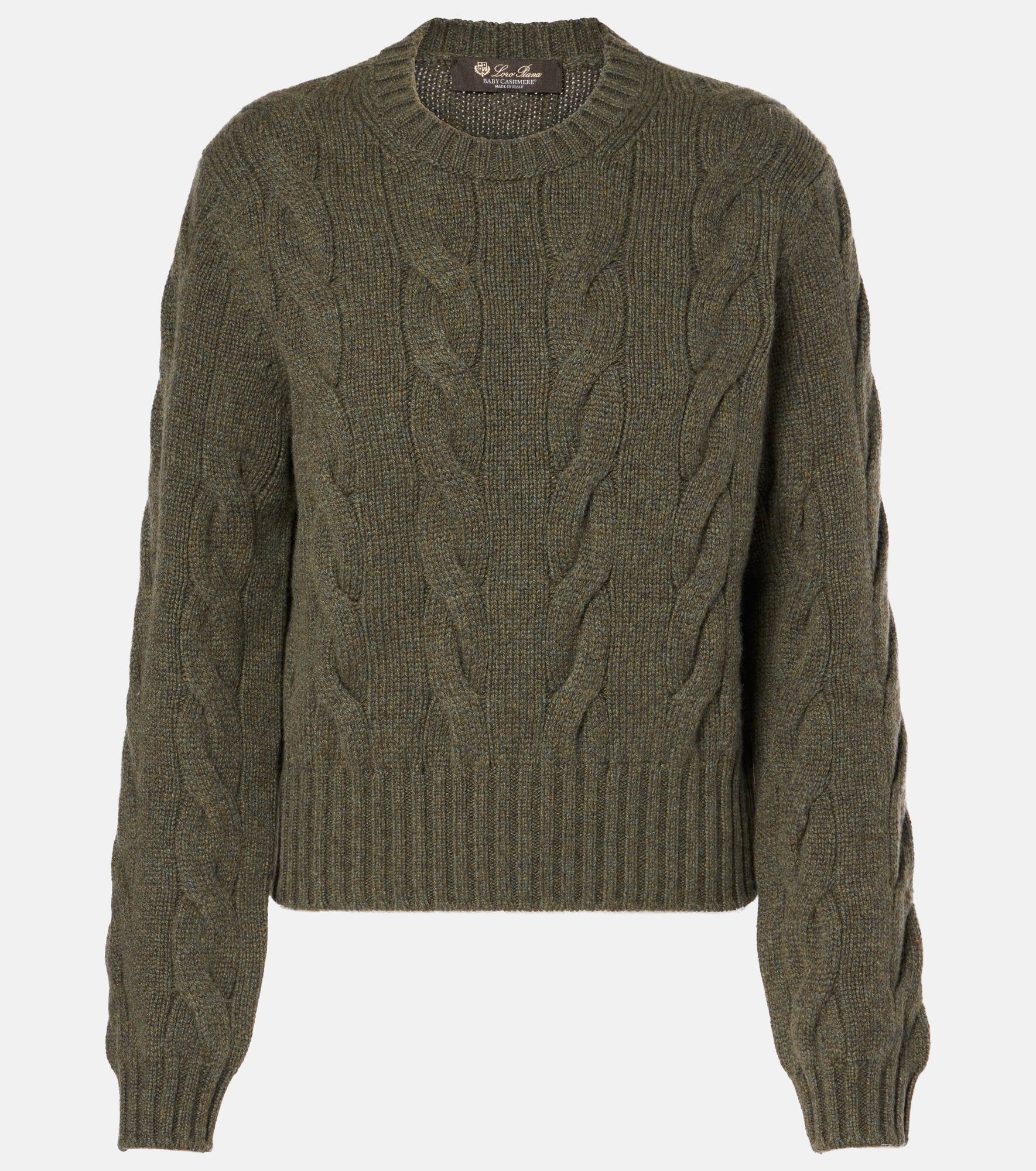 Napier cable-knit cashmere sweater - 1