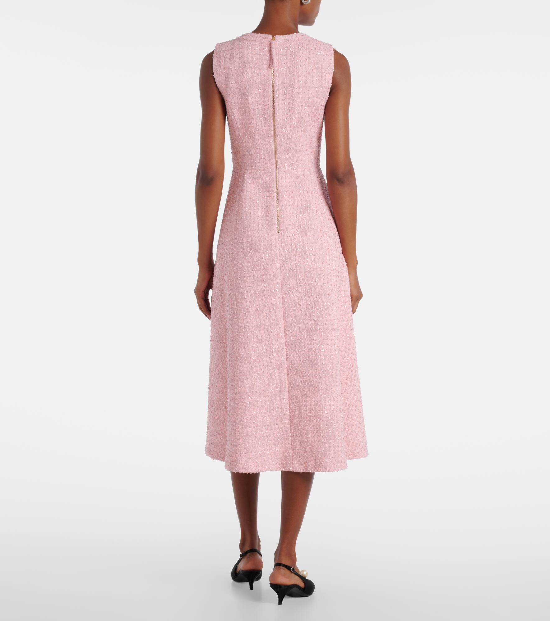Bow-detail midi dress - 3