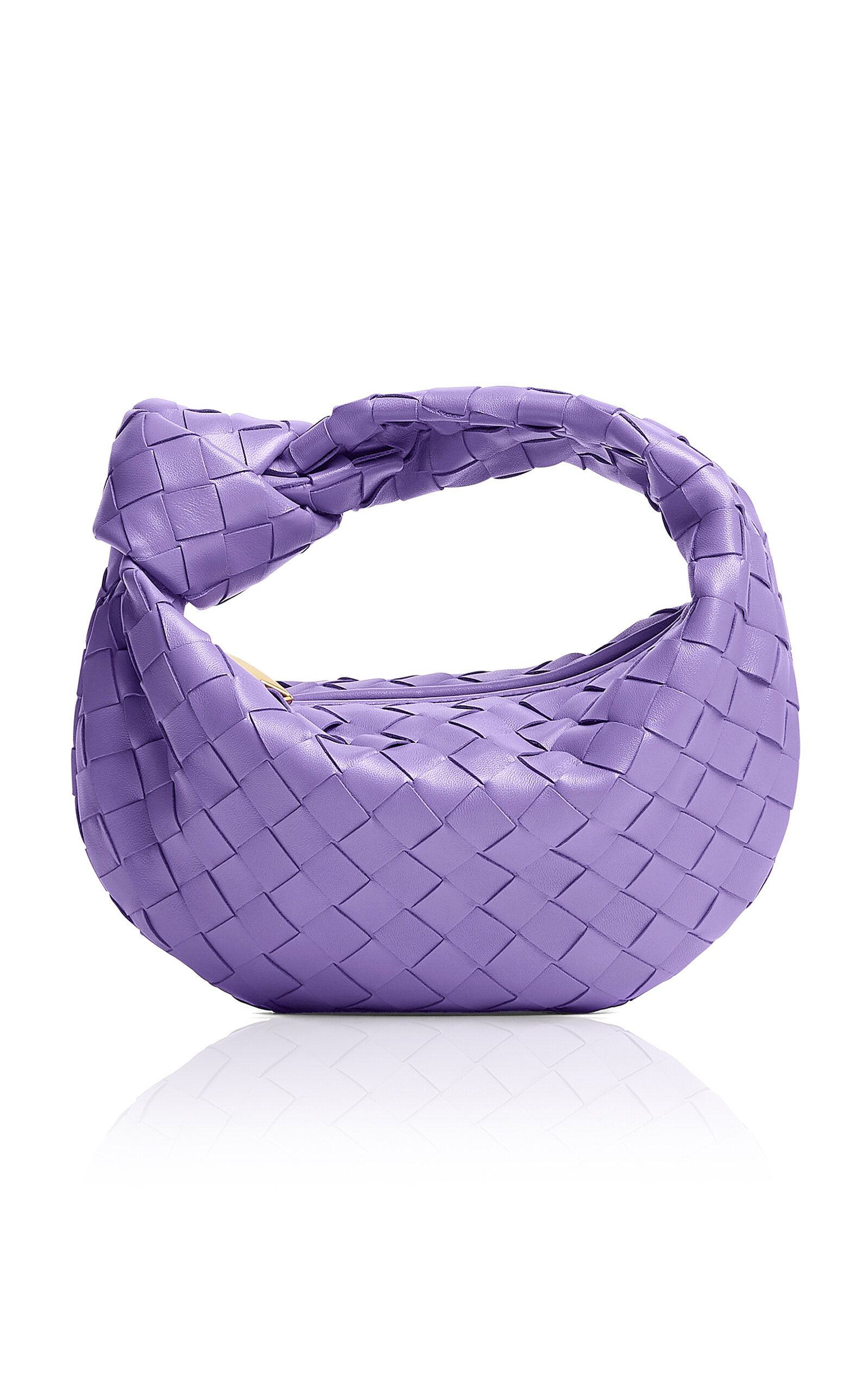 The Mini Jodie Leather Bag purple - 1