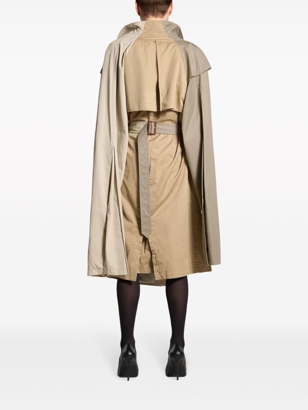 Double Sleeve hybrid cotton trench coat - 4