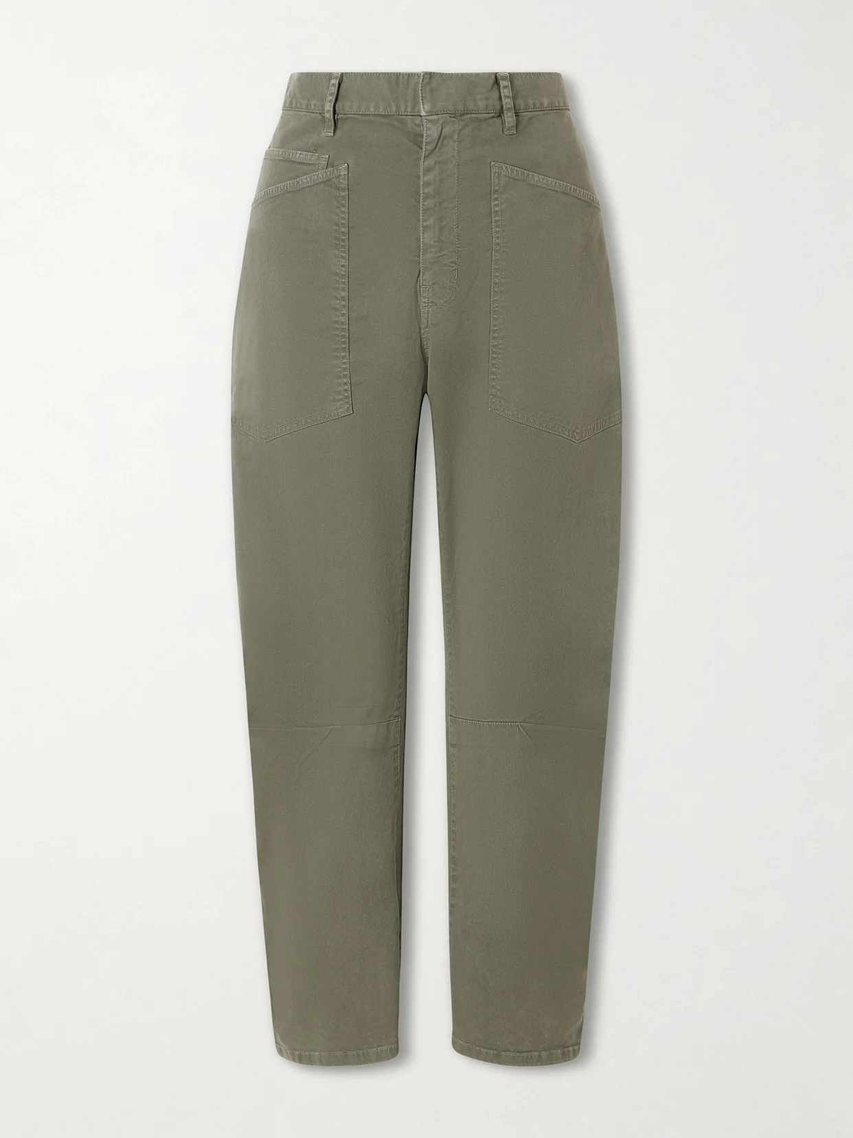 Shon Cotton-blend Twill Tapered Pants - 1