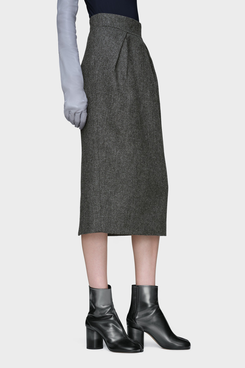 Wool midi skirt 3
