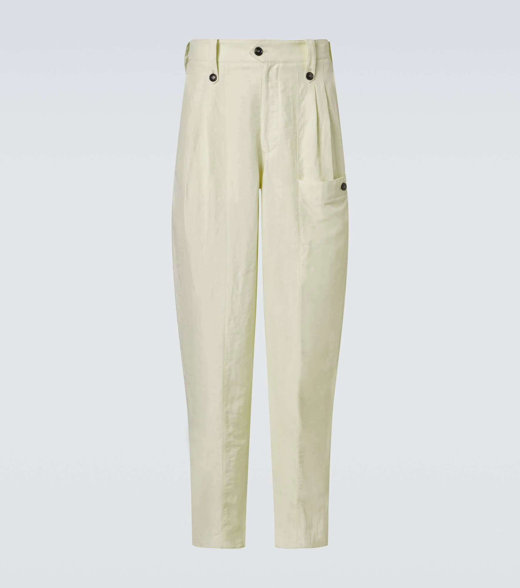 Pleated tapered pants - 1