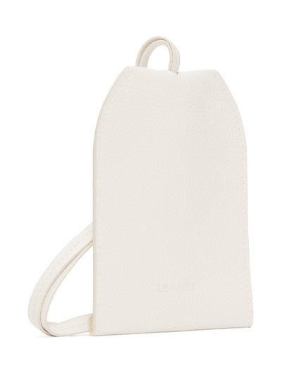 Lemaire White Enveloppe Key Ring Pouch outlook