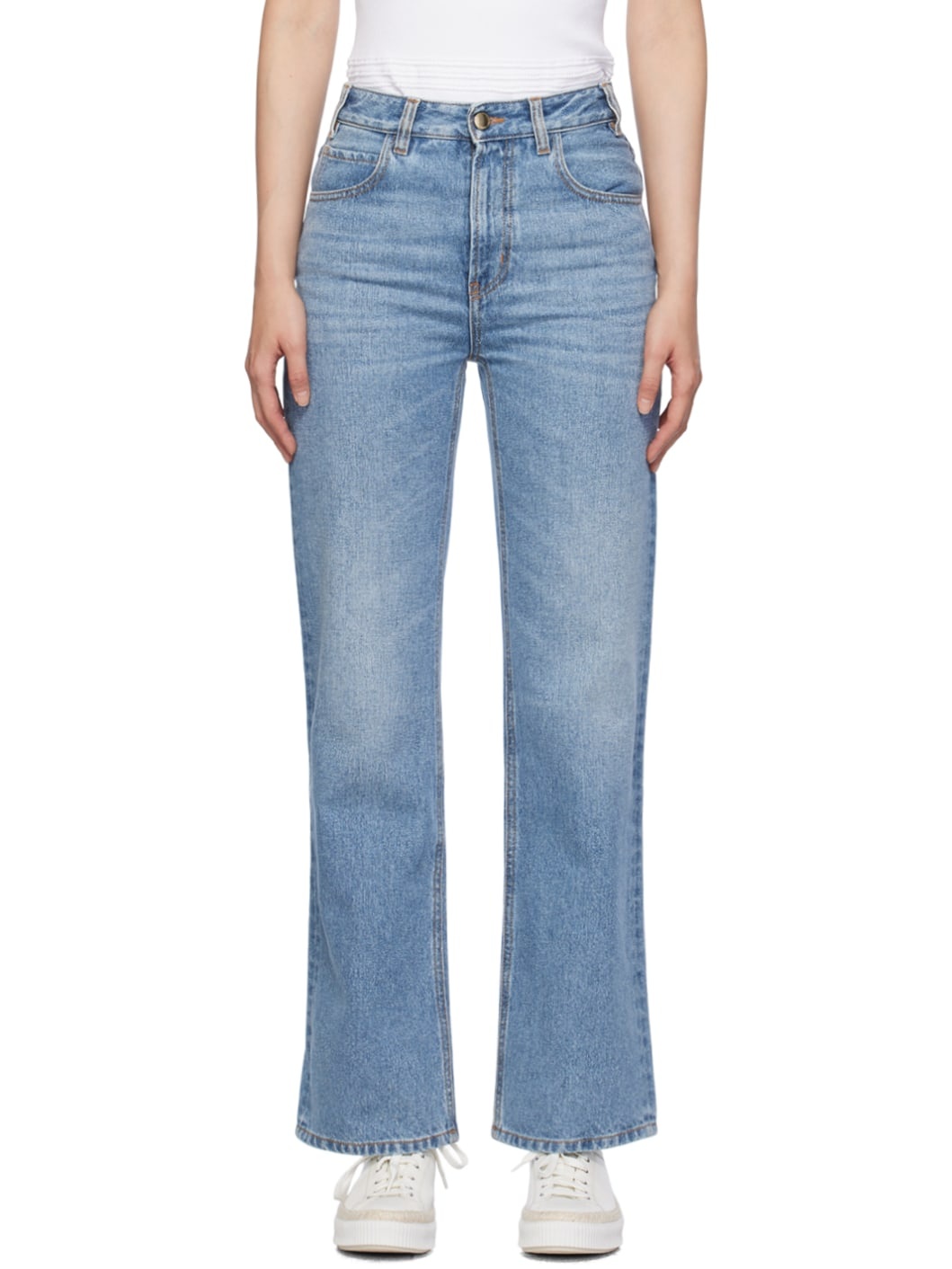 Blue Boyfriend Jeans - 1