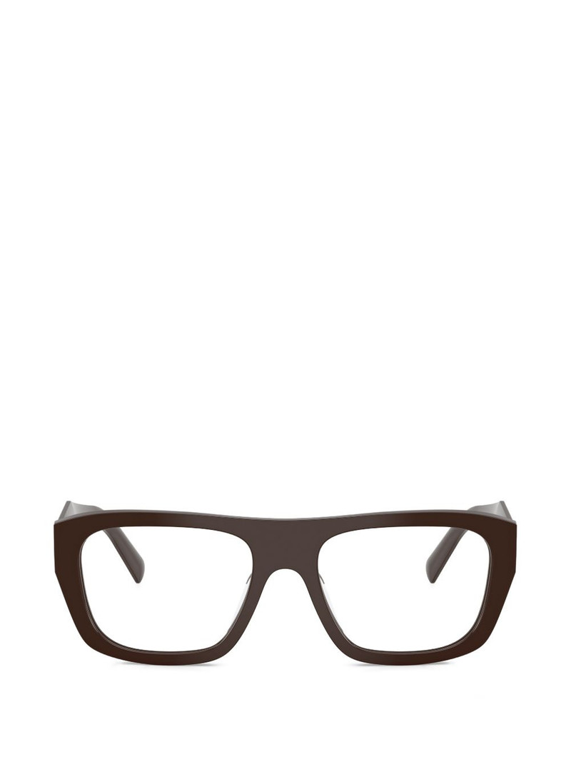 geometric-frame glasses 1