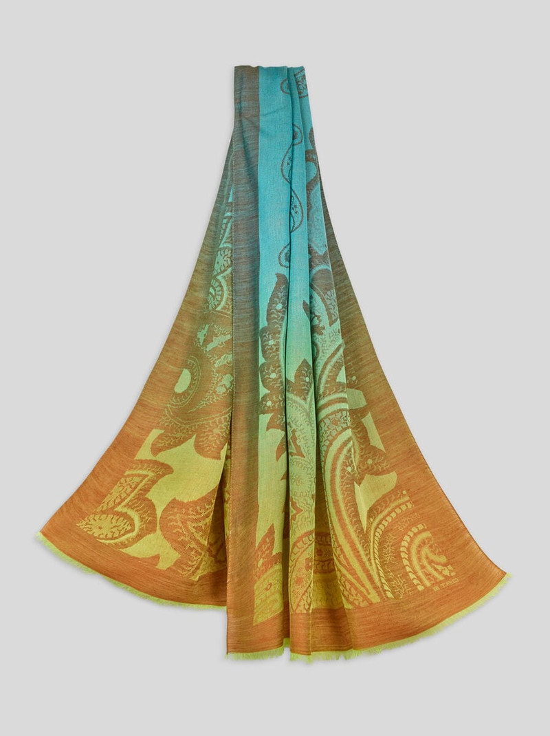 DÉGRADÉ PAISLEY SCARF 1