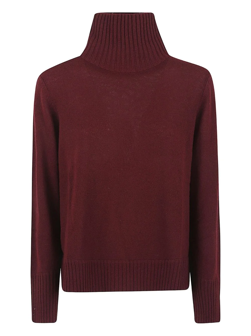 roll-neck ribbed sweater - 1