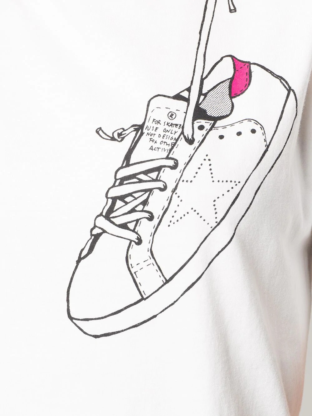 sneaker print cotton T-shirt - 5