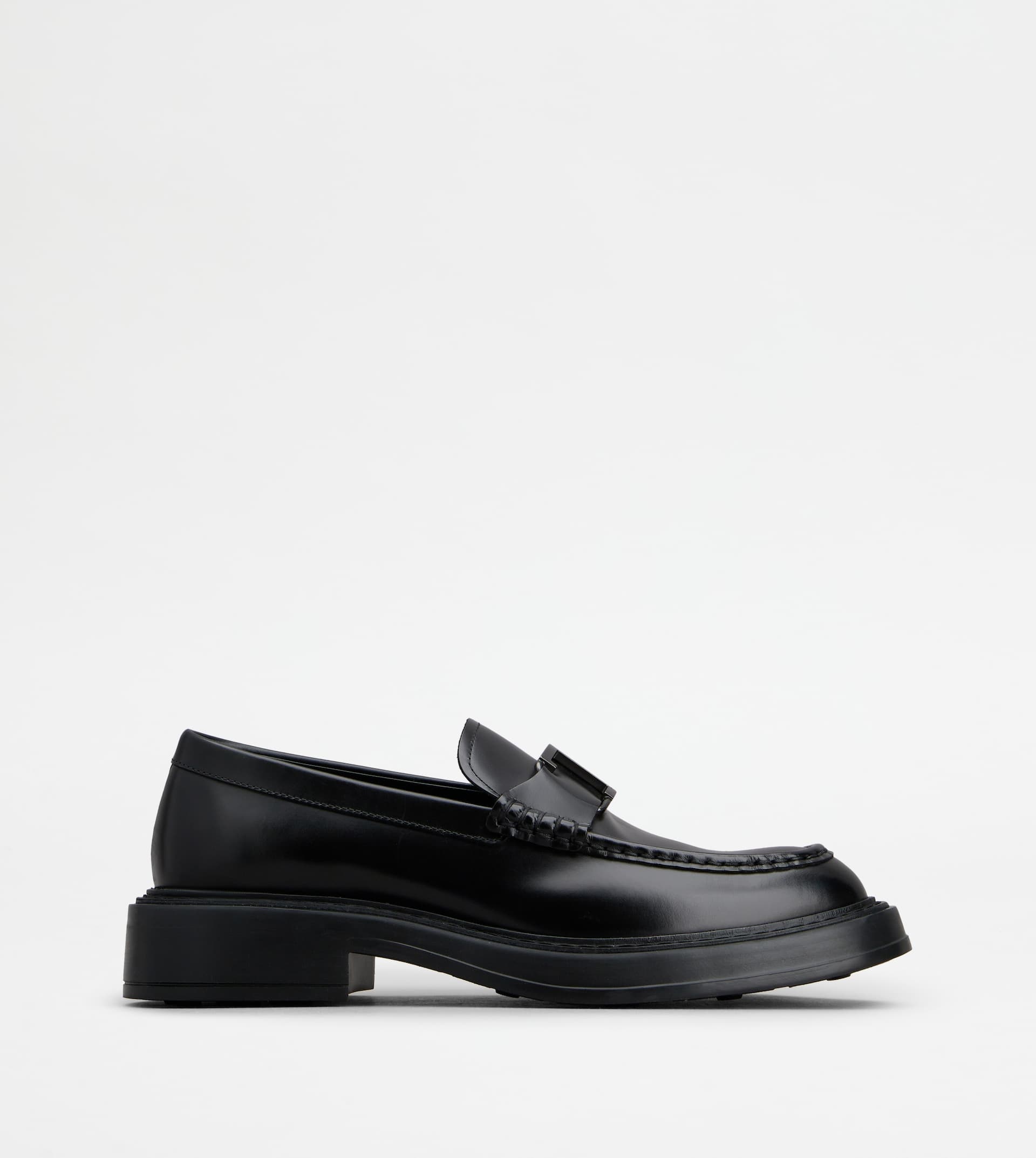 T TIMELESS LOAFERS IN LEATHER - BLACK - 1