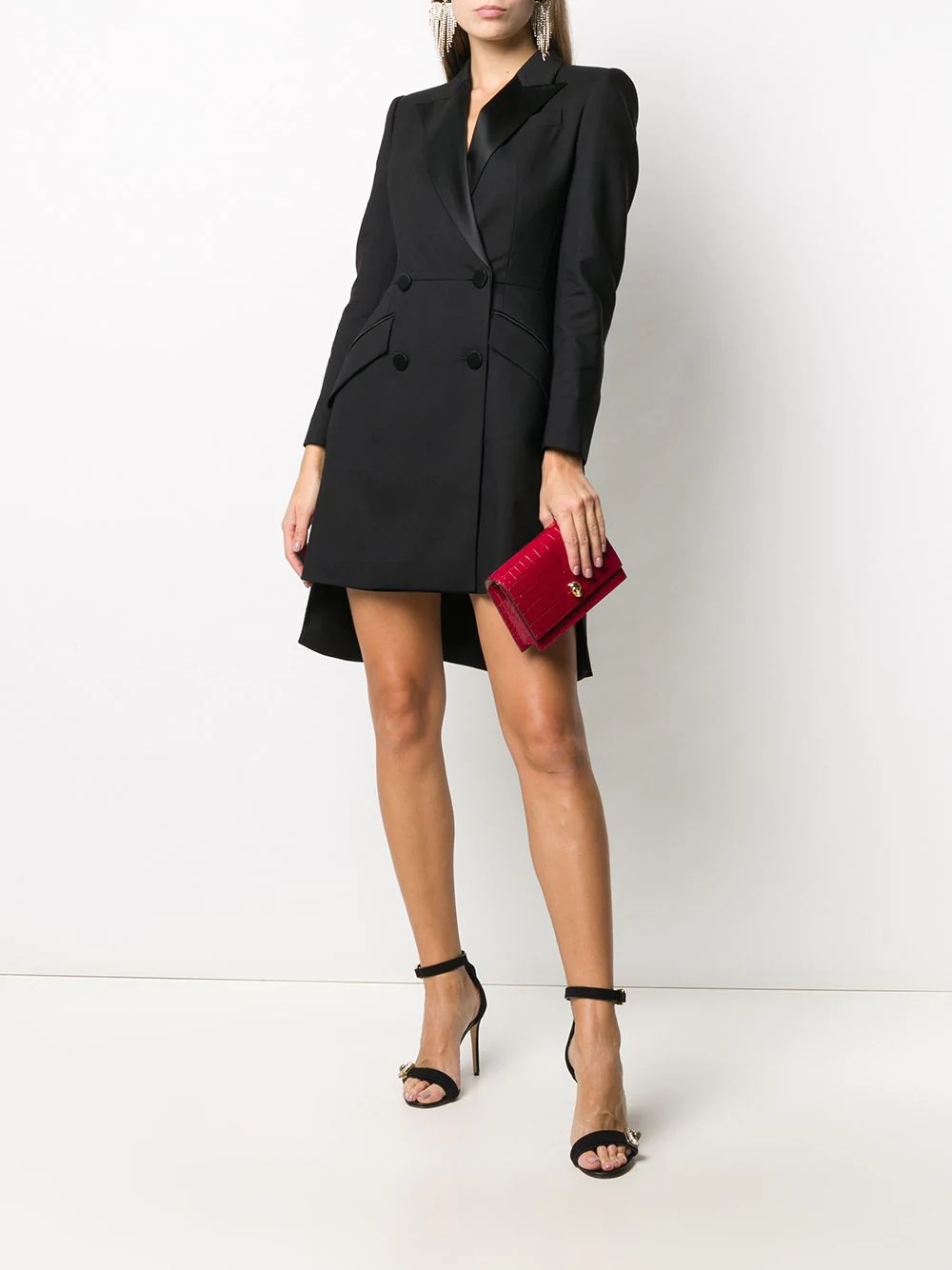 double-breasted blazer dress - 2